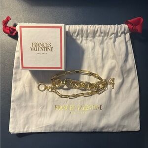 Frances Valentine Gold Link Bracelet